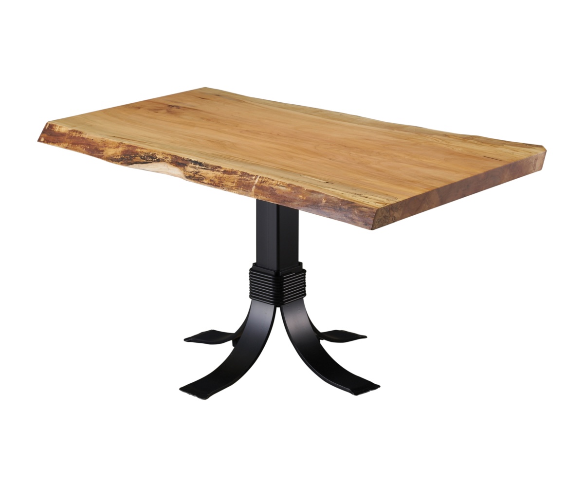 Sm38X60Gp Spalted Maple Slab Table
