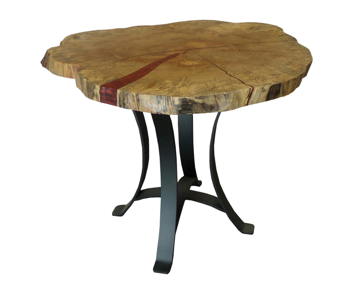 Sm40X40Gp Spalted Maple Bar Table
