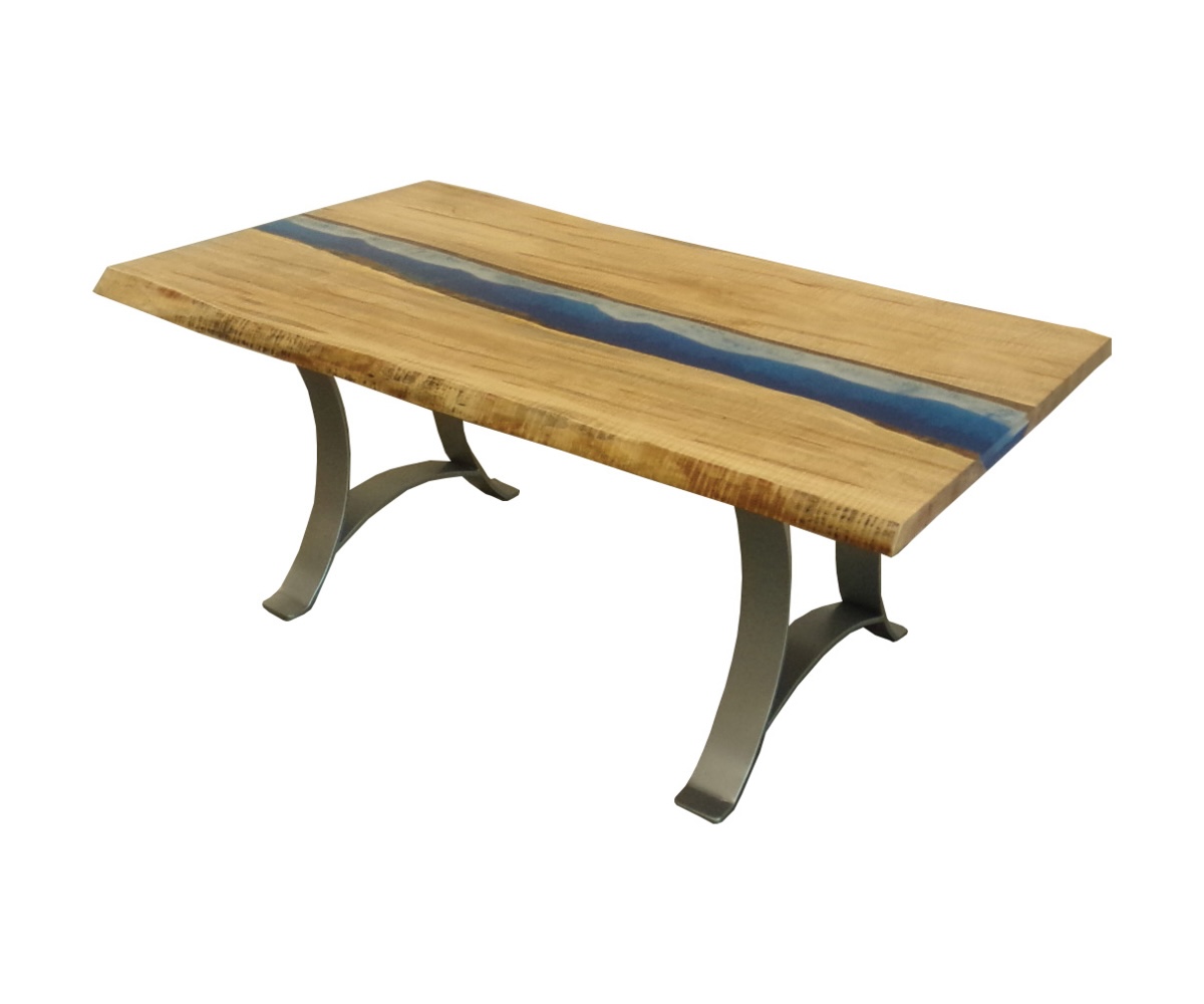 Wm40X72Gg Wormy Maple River Table