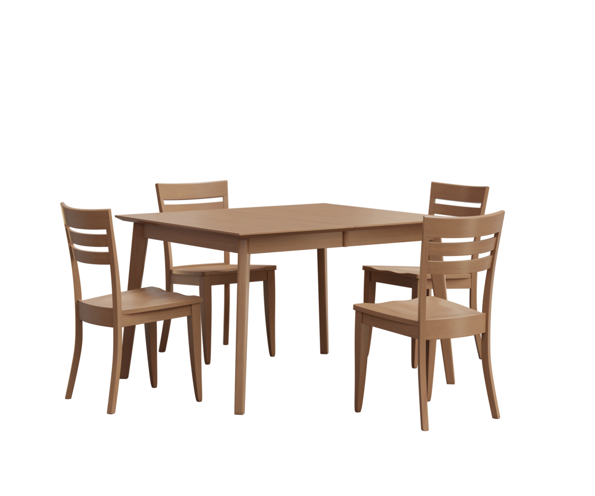 Clinton Chair Anson Leg Table Group Setting