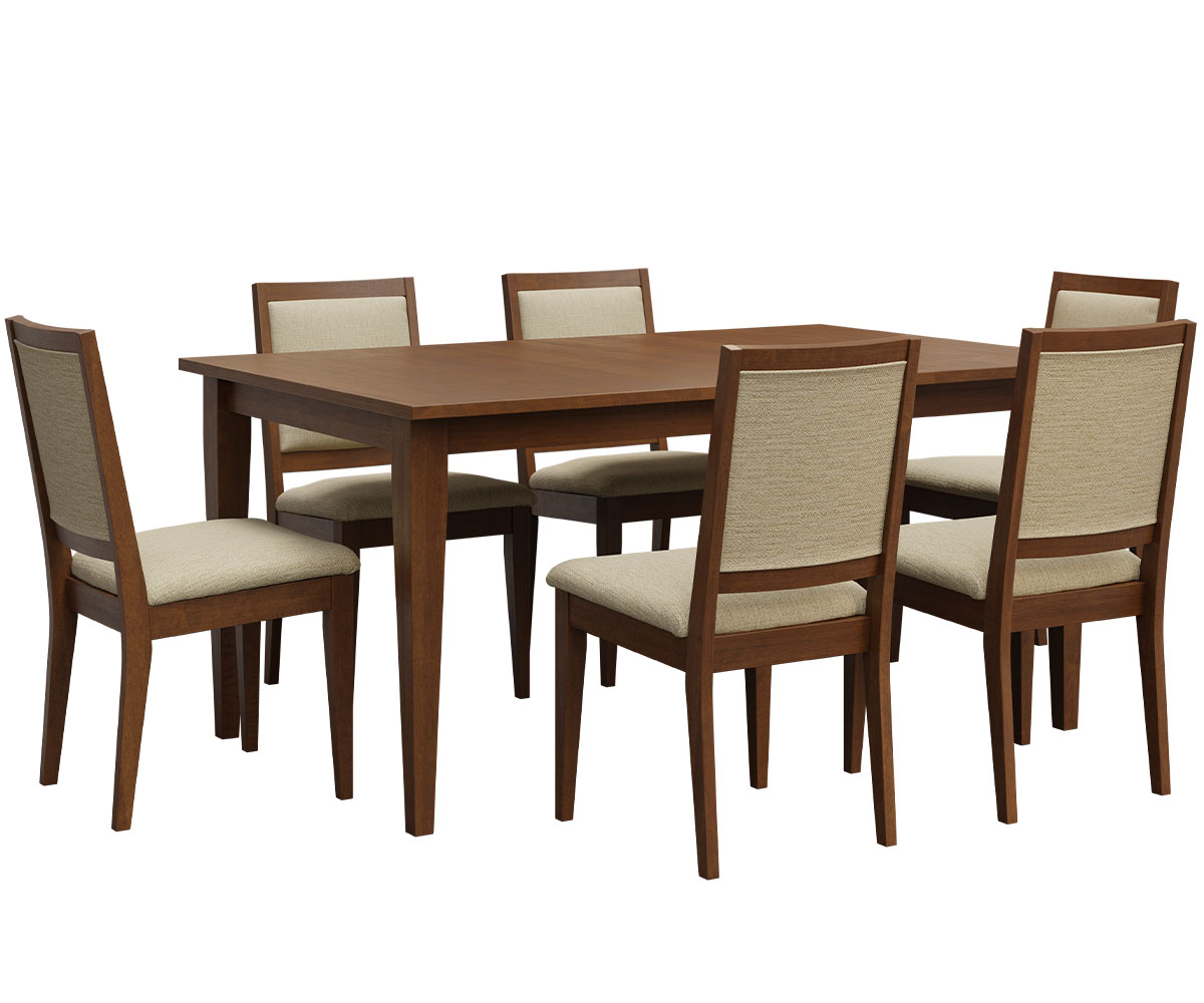 Kelsey Dining Chair Shaker Leg Table Group