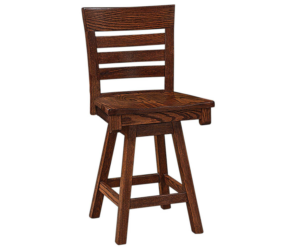 Metro Ladder Swivel Barstool