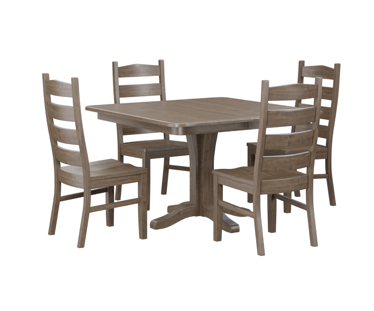 Millsdale Single Pedestal Stockholm Chair Group Setting